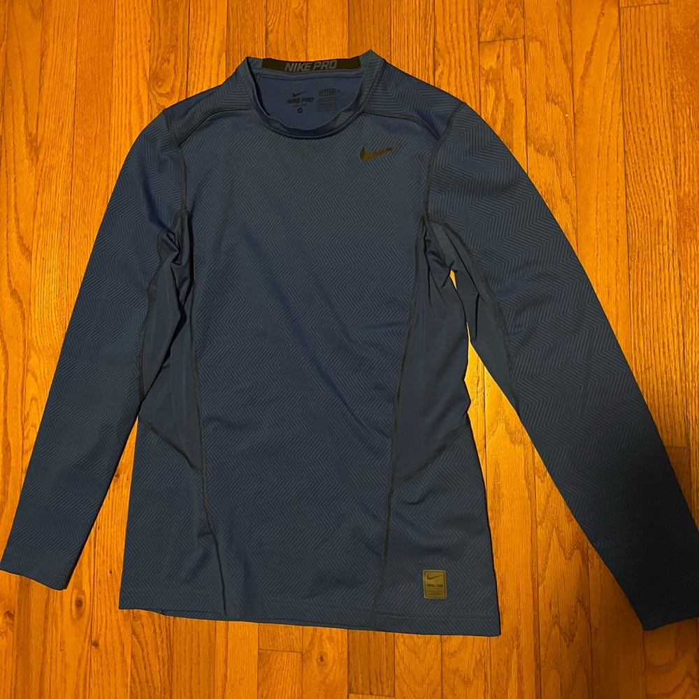 Royal Blue Nike Pro long sleeve